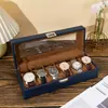 Vitrina Transfronteriza para 6-12 Niñas, Relojes Coleccionables de PU, Uso Doméstico, Gama Alta, Exquisita, Portátil