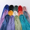 Atacado de fábrica solto grande ombro caído moda pulôver com capuz bolso suéter código europeu transfronteiriço casual cor sólida estampável