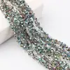 Contas de vidro cristal galvanizado contas de amendoim novos acessórios de joias diy contas soltas pulseira acessórios de cabelo fabricantes