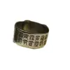 Anillo Exquisito Versátil Simple de Gama Alta Hecho a Mano Estilo Chino Vintage para Hombres Jóvenes