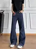 Pantalones casuales de trabajo retro estilo americano lavados y plisados, nueva colección de otoño, marca de alta costura de moda, pierna recta, corte holgado, pantalones largos de pierna ancha para hombre