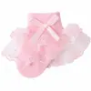 Calcetines para Niñas con Adorno de Encaje de Moño, Calcetines de Verano Finos para Bebé tipo Princesa, Venta al por Mayor desde el Fabricante