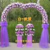 Arco de Flores de Seda Puerta de Flores Completa Puerta de Flores para Boda Evento de Celebración de Apertura de Tienda Nuevo Arco de Flores Soporte para Flores Accesorios de Flores para Boda