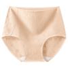 Ropa interior de cintura alta para mujer, de algodón puro, antibacteriana, con entrepierna larga, transpirable, sin marcas, para abdomen, tallas grandes, 2024