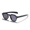 Óculos de Sol Chuva Estilo Coreano High-End para Mulheres, Armação Redonda Retrô, Coloridos, Estilosos, Óculos de Sol Emagrecedores, Óculos de Sol Estilo Casal