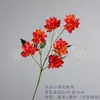 Ramo de Flores Artificiales de Crisantemo Pequeño de 6 Cabezas Escena de Boda Arreglo Floral de Rosa y Phalaenopsis Material de Decoración DIY Accesorios de Paisajismo