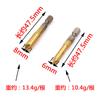 Juego de seis piezas de mango hexagonal de 90 grados, herramienta de chaflanado de cinco hojas de 6 mm a 19 mm, cuchilla de chaflanado, abridor de agujeros para carpintería