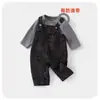 Overol para bebé para primavera y otoño, adecuado para niñas de 1 a 5 años, con entrepierna abierta, pantalones para niño, estilo de primavera y otoño para niños