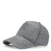 Gorra de cinco páginas de moda, sencilla, con forro polar y mezcla de lana nueva para otoño e invierno, gorra cálida para hombres y mujeres de mediana edad y mayores.
