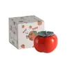 Velas aromáticas creativas de cerámica con aroma a caqui para el ambiente del hogar, fragancia de larga duración, regalos de cumpleaños, adornos decorativos al por mayor