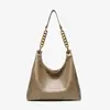 Bolsa Tote de Alta Gama Estilo Coreano para Mujer, Bolso de Hombro de Gran Capacidad para el Trabajo, Bolso Cruzado Nuevo de Piel Suave, Bolso de Cadena