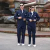 Ropa de Protección Laboral Traje de Ropa de Trabajo de Manga Larga Primavera y Otoño para Hombres y Mujeres Chaqueta Resistente al Desgaste para Obra con Cubierta de Bolsillo Ropa para Fábrica de Herramientas de Reparación de Automóviles