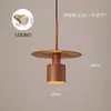 Candelabro de madera de nogal estilo vintage, creativo y único, adecuado para restaurantes, hoteles y barras, estilo industrial retro, nueva luminaria comercial, arte en hierro
