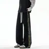 Nueva colección de otoño: Pantalones de chándal camuflados a rayas, longitud extendida para personas altas, pantalones casuales, 190cm, 115, pierna recta, pierna ancha, pantalones deportivos