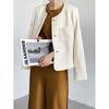 Abrigo de tweed estilo francés de lujo estilo Chanel para mujer, cárdigan corto de estilo socialité de otoño, 309