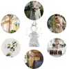 Ventas Directas de Fábrica Mini Adornos de Ángel Colgantes Colgante de Ángel Transparente de Vidrio Decoraciones Estacionales Festivas