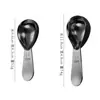 Colher Medidora em Formato de Coração Aço Inoxidável Colher Medidora de Grãos de Café Personalizável com Logo Transfronteiriço Colher Medidora para Assar 15ml 30ml Colher para Leite em Pó