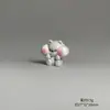 Figura de Resina de Ratón de Té de Leche de Dibujos Animados 3D Pequeño Hámster Decoración de Escritorio y Coche Colgante para Llavero Muñeca de Caja Sorpresa