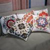 Estancia en casa ins Almohada Bordada de Lujo Ligero Moderna Simple Almohada para Sala de Estar Cojín de Cabecera Cama Cintura Respaldo Funda de Almohada