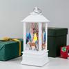 Lâmpada de vento de natal lâmpada de vela luz noturna decoração de boneco de neve idoso lâmpada de cavalo pequeno decoração de mesa decorações de natal