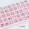 Diamante para Unhas Dongzhou Rosa Profundo Fundo Pontiagudo Diamante Acessórios para Joias DIY Diamante de Vidro Rosa Rose Coração Torto Cristal de Rocha Diamante Pegajoso para Unhas