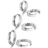 Brincos Simples, Brincos de Argola Franceses, Brincos da Moda, Design de Luxo Leve de Nicho, Brincos de Argola Lisos, Acessórios Femininos