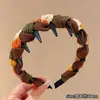 Diadema Dentada Ondulada para Mujer, Antideslizante, Pinza para el Cabello de Corona Alta, Accesorio para el Cabello para Uso Diario, Lavado de Cara, Tocado Retro Trenzado