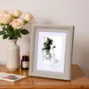 Marcos de fotos hechos a medida, soportes para exhibición de caligrafía, adornos decorativos, marcos de espejo, marcos de madera para fotos estilo chino, marcos de fotos vacíos