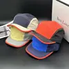 Gorra de Cinco Paneles Bloque de Color para Exteriores, Secado Rápido, Visera Corta, Ligera y Transpirable, Gorra de Béisbol para Mujer, Gorra con Visera para Protección Solar de Primavera y Verano