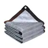 Malla Sombreadora de Papel de Aluminio, Encriptada y Engrosada, Anti-Envejecimiento, Protección Solar, Aislamiento Térmico, Malla de Sombreado para Patio, Protección Solar, Malla Sombreadora Plateada