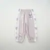 Calça Antimosquito Fina Infantil Primavera 2026, Calça Esportiva Jogger 100% Algodão para Crianças Maiores, Calça de Verão para Bebês e Crianças Pequenas