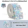 Papel Térmico Autoadhesivo de Gradiente Listo en Stock del Fabricante en Dorado, Plateado y Papel Térmico Láser Holográfico Colorido