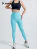 Leggings Esportivos de Yoga de Cintura Alta, Sem Costura, Cor Pêssego, para Realçar o Bumbum, Controle da Barriga, Secagem Rápida, Respiráveis, Levanta Bumbum, Ajustados ao Corpo, para Mulheres