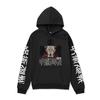 Sudadera con capucha para hombre de anime japonés Jujutsu Kaisen con estampado de Hechicero, Forro polar, Tendencia, Colaboración de Anime para Otoño e Invierno