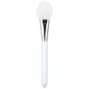 Brocha de silicona de doble cabezal y doble propósito con cuchara para aplicar mascarilla de barro, brocha facial en forma de abanico para ácido de frutas, herramienta de maquillaje de belleza