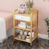 Carro para Herramientas de Ventosaterapia de Salón de Belleza Carrito Pequeño Estante de Almacenamiento Móvil Estante de Almacenamiento Ligero Multicapa Gabinete de Belleza para Uñas