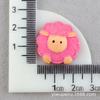 Funda para Teléfono DIY Horquilla Dibujos Animados Kit de Material Zuecos Pegamento Crema Ovejita Resina Animal Accesorios Accesorios para el Cabello