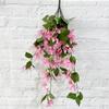 Ventas Directas de Fábrica Flor Artificial Triángulo Rosa Colgante de Pared Flor Artificial Salón de Bodas Techo Pared de Fondo Decoración Flor de Seda