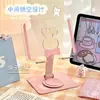 Bonito Soporte de Teléfono Acrílico Estilo Ins Soporte Metálico Plegable para Escritorio iPad Tablet Rotación de 360 Grados