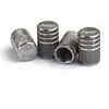 Tapa de Válvula de Neumático de Coche con Logo Láser, en Stock, Núcleo, Cubierta, Accesorios de Modificación, Tapa de Válvula de Aleación de Aluminio