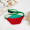 Moderna Riñonera Infantil Moda Letra Versátil Bloque de Color Unisex Infantil Bandolera Pequeña Celebridad de Internet Monedero para Bebé
