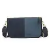 Bolsa Almohada Sencilla para Viajar para Mujer, Bolso Cruzado Boston Color Block, Bolso de Hombro Versátil de Mezclilla Nuevo 2026