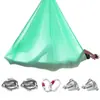 Hamaca de Yoga Aéreo 7m Set Uso en Casa Placa Fija Accesorios Cuerda de Suspensión Elástica Tela para Colgar Estudio de Yoga