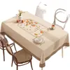 Mantel Estilo Chino Nuevo, Impermeable, Resistente al Aceite, No Lavable, Nuevo Modelo 2026, Lujo Ligero, Sensación de Alta Gama, Mantel Protector para Mesa de Café de Sala de Estar