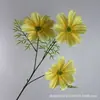 Girassóis Esqueletos Impressos em 3D, Flores Artificiais Frescas Estilo Floresta, Decoração de Salão de Casamento, Arranjos de Chão, Materiais de Flores para Arco