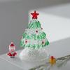 Adornos esmaltados Zibo, regalo navideño nuevo 2024, artesanías, Papá Noel, mini muñeco de nieve, decoración de escritorio