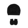 Fuente transfronteriza gorro fetal para bebé guantes antiarañazos juego de 2 piezas gorro pullover para bebé gorro indio gorro de orejas de conejo comercio exterior europeo y americano