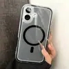 Capa de Celular Magnética de Cor Sólida Simples Adequada para iPhone 17 Pro Max, Capa Protetora de Gel à Prova de Choque para Apple 16P