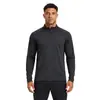 Camiseta Esportiva Masculina de Meio Zíper com Gola Alta para Comércio Exterior, Outono e Inverno, Alta Elasticidade, Manga Longa, Adequada para Montanhismo, Caminhada, Fitness, Manga Longa de Secagem Rápida