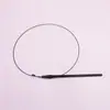 Juego de Caña Teaser de Acero Elástico para Gatos al por Mayor del Fabricante, de Mano con Cabeza Reemplazable, Juguete Elástico para Gatos